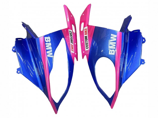 2015-2016 BMW S1000RR Motorcycle Fairings - Pink Blue Shark