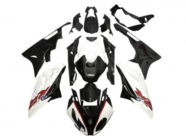 Shop 2015-2016 BMW S1000RR Motorcycle Fairings - White Black Carbon Fiber