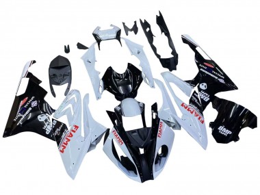 Shop 2015-2016 BMW S1000RR Motorcycle Fairings - White Glossy Black Fiamm