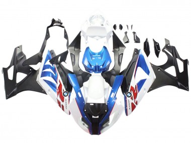 Shop 2009-2014 BMW S1000RR Motorcycle Fairings - White Blue Matte Black
