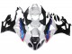 2009-2014 BMW S1000RR Motorcycle Fairings - White Red Blue Glossy Black HP Becker Carbon