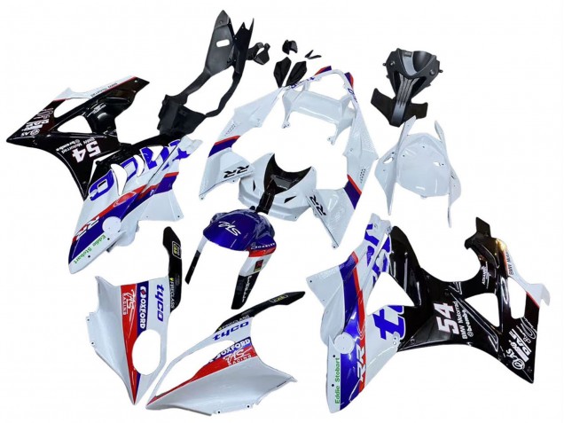 2009-2014 BMW S1000RR Motorcycle Fairings - White Red Blue Black Tyco
