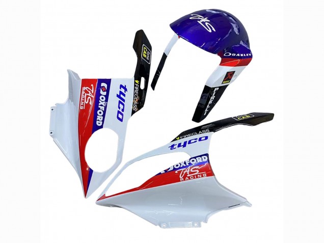 2009-2014 BMW S1000RR Motorcycle Fairings - White Red Blue Black Tyco