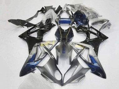 Shop 2009-2014 BMW S1000RR Motorcycle Fairings - Silver Blue Glossy Black