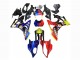 2009-2014 BMW S1000RR Motorcycle Fairings - Red Blue Yellow Shark