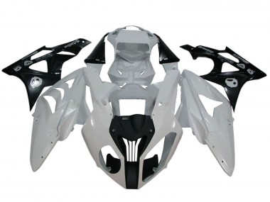 Shop 2009-2014 BMW S1000RR Motorcycle Fairings - White Glossy Black