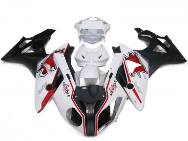 Shop 2009-2014 BMW S1000RR Bike Fairings - White Red Glossy Black