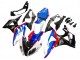 2009-2014 BMW S1000RR Full Motorcycle Fairings - White Red Blue Glossy Black
