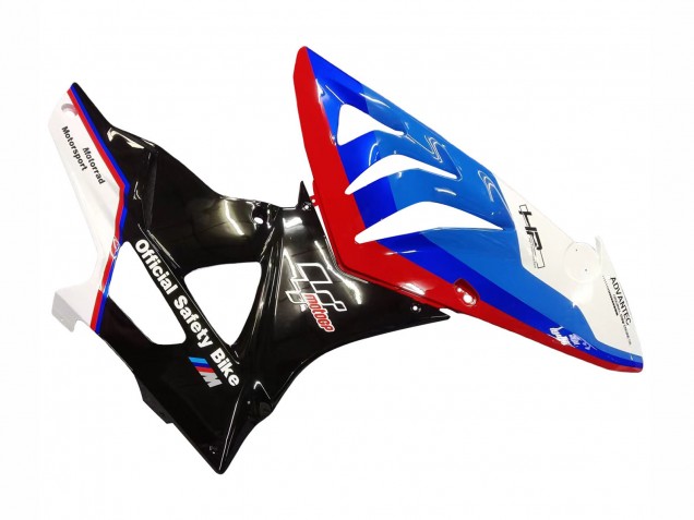 2009-2014 BMW S1000RR Full Motorcycle Fairings - White Red Blue Glossy Black