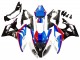 2009-2014 BMW S1000RR Full Motorcycle Fairings - White Red Blue Glossy Black