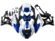 2009-2014 BMW S1000RR Motorcycle Fairings - White Blue Glossy Black Castrol