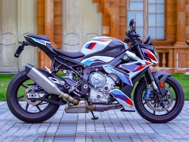 Shop 2021-2025 BMW S1000R Motorcycle Fairings - White Light Dark Blue Red