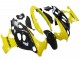 2004-2006 Suzuki GSX600F/GSX750F Motorcycle Fairings - Glossy Black Yellow