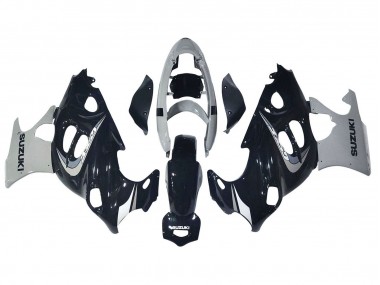Shop 2004-2006 Suzuki GSX600F/GSX750F Motorcycle Fairing - Glossy Black Grey