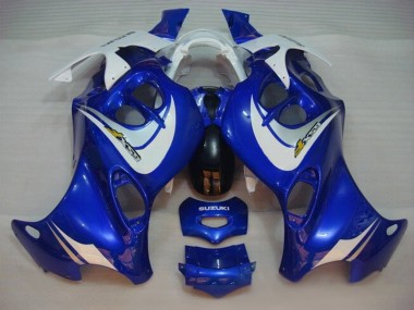 Shop 2004-2006 Suzuki GSX600F/GSX750F Motorcycle Fairings - Blue White