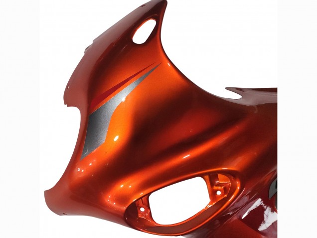 2004-2006 Suzuki GSX600F/GSX750F Motorcycle Fairings - Burnt Orange White Logo