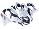 2023-2025 Kawasaki ZX6R Motorcycle Fairings - Pearl White Black Red