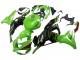 2023-2025 Kawasaki ZX6R Motorcycle Fairings - Green Black