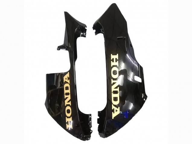 2005-2006 Honda CBR600RR Motorcycle Fairings - Black with Gold Logo