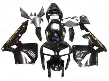 Shop 2005-2006 Honda CBR600RR Motorcycle Fairings - Black with Gold Logo