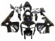 2005-2006 Honda CBR600RR Motorcycle Fairings - Black with Gold Logo