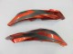 2007-2008 Honda CBR600RR Motorcycle Fairing Kits - Orange Matte Black