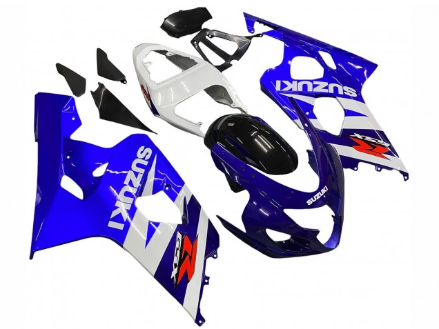 2004-2005 Suzuki GSXR 600 / GSXR 750 Motorcycle Fairing Kits - White Blue Black Red