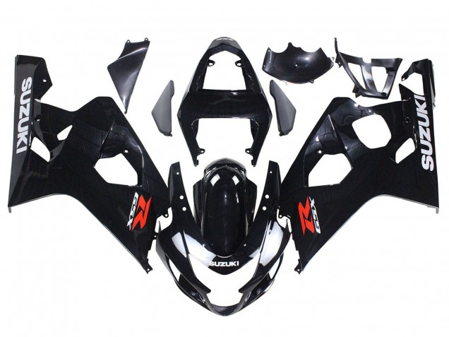 2004-2005 Suzuki GSXR 600 / GSXR 750 Motorcycle Fairing - Glossy Black
