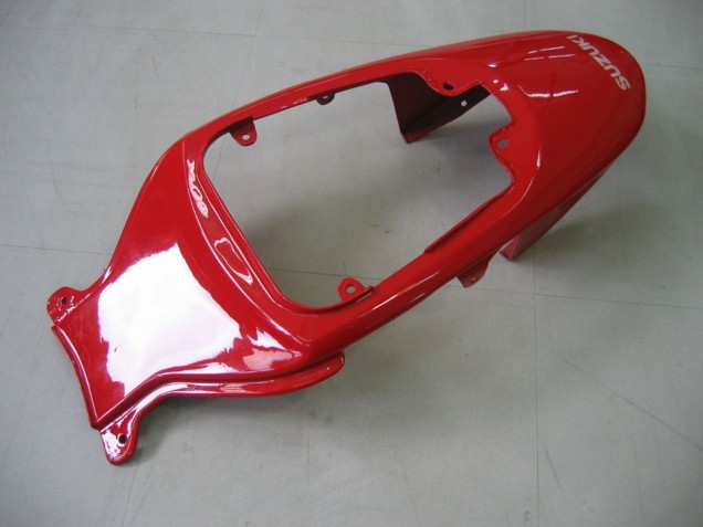 2006-2007 Suzuki GSXR 600 / GSXR 750 Motorcycle Fairing - White Red Glossy Black