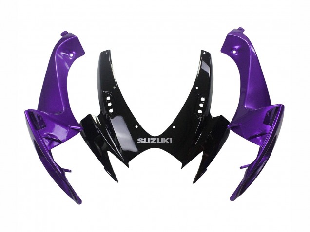 2006-2007 Suzuki GSXR 600 / GSXR 750 Motorcycle Fairing Kits - Purple Glossy Black