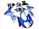 2011-2024 Suzuki GSXR 600 / GSXR 750 Motorcycle Fairings - Blue Silver Ecstar