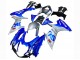 2011-2024 Suzuki GSXR 600 / GSXR 750 Motorcycle Fairings - Blue Silver Ecstar