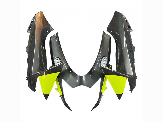 2011-2024 Suzuki GSXR 600 / GSXR 750 Motorcycle Fairings - Silver Yellow Black