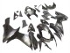 2011-2024 Suzuki GSXR 600 / GSXR 750 Motorcycle Fairings - Matte Black Glossy Black White Decal