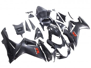 Shop 2011-2024 Suzuki GSXR 600 / GSXR 750 Motorcycle Fairings - Black Carbon Fiber Red