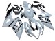 2005-2006 Suzuki GSXR 1000 Motorcycle Fairings - White Black