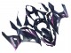 2018-2024 Kawasaki Ninja 400 Motorcycle Fairings - Matte Black Pink