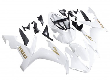 Shop 2004-2006 Yamaha YZF 1000 R1 Motorcycle Fairings - White Gold Decals