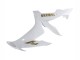 2004-2006 Yamaha YZF 1000 R1 Motorcycle Fairings - White Gold Decals