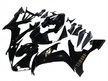 Shop 2004-2006 Yamaha YZF 1000 R1 Motorcycle Fairings - Glossy Black Gold Decals