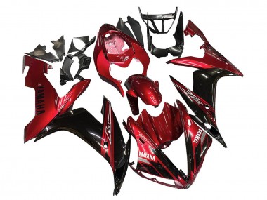 Shop 2004-2006 Yamaha YZF 1000 R1 Motorcycle Fairings - Red Glossy Black