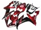 2004-2006 Yamaha YZF 1000 R1 Motorcycle Fairings - Red Glossy Black