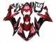 2004-2006 Yamaha YZF 1000 R1 Motorcycle Fairings - Red Glossy Black