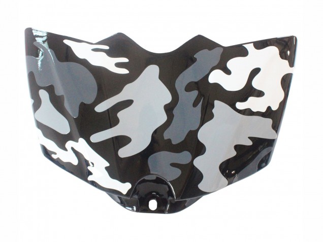 2007-2008 Yamaha YZF 1000 R1 Motorcycle Fairings - Grey White Camouflage Shark