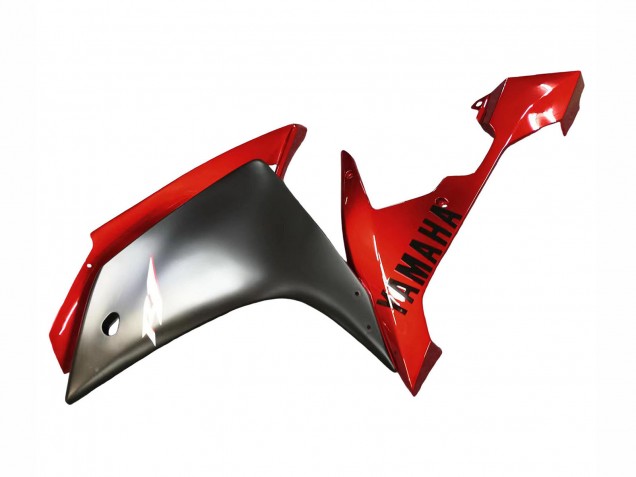 2007-2008 Yamaha YZF 1000 R1 Motorcycle Fairing - Red Matte Black