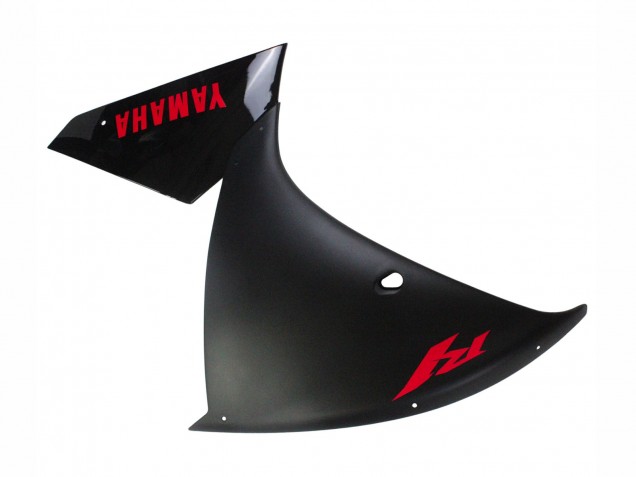 2009-2011 Yamaha YZF 1000 R1 Motorcycle Fairing - Matte Black Red Decal
