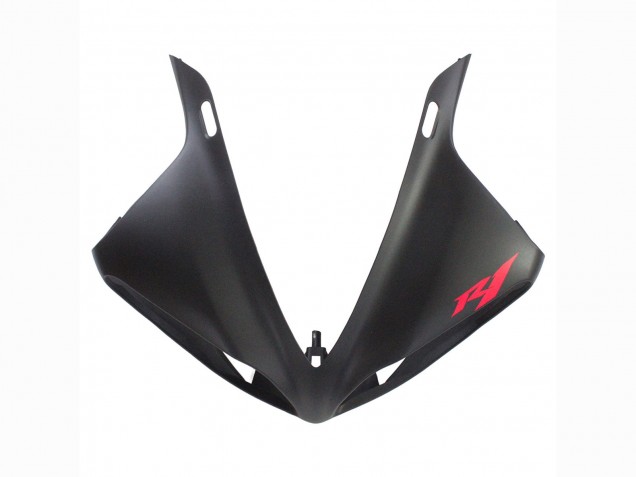 2009-2011 Yamaha YZF 1000 R1 Motorcycle Fairing - Matte Black Red Decal