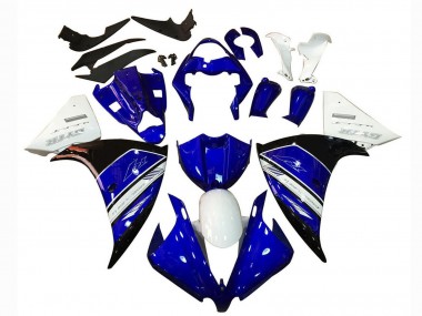 Shop 2012-2014 Yamaha YZF 1000 R1 Motorcycle Fairing - White Blue Black