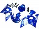 1998-2002 Yamaha YZF 600 R6 Motorcycle Fairings - Blue White