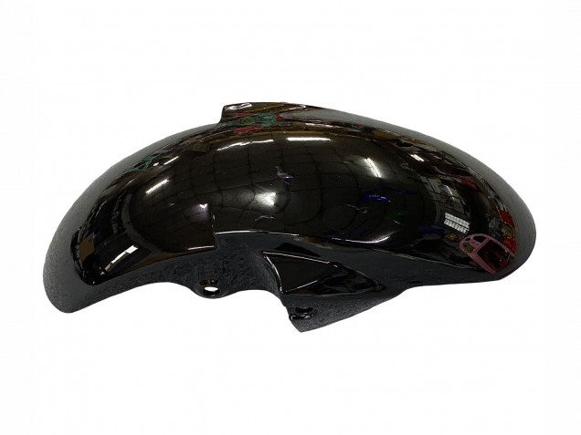 2006-2009 Yamaha YZF R6S Motorcycle Fairings - Glossy Black White Decals